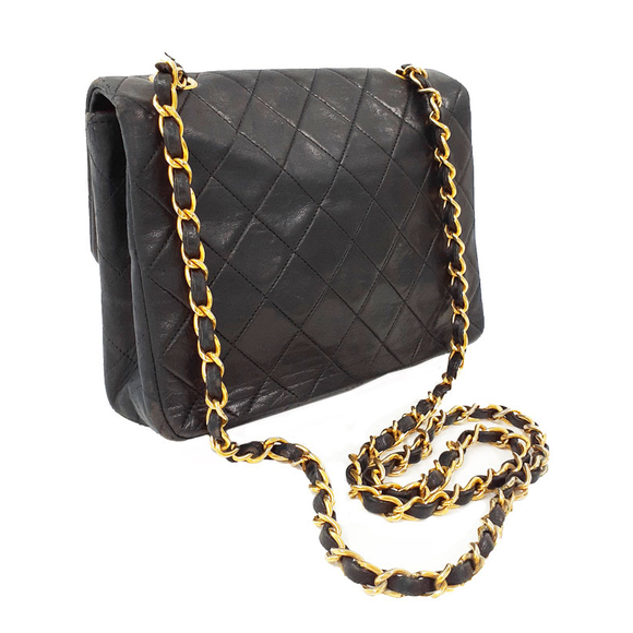 Chanel Matelasse Chain Shoulder Bag Black - Picture 2 of 9